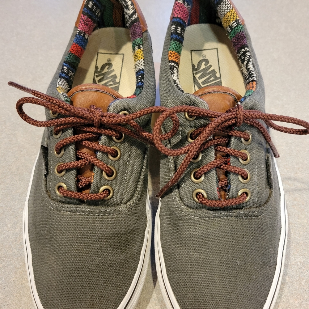 Men's VANS Authentic Style Shoes - Gray Canvas